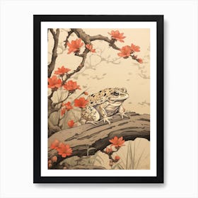 Vintage Japanese Toad 4 Art Print