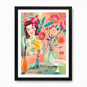 Asian Still Life Art Print