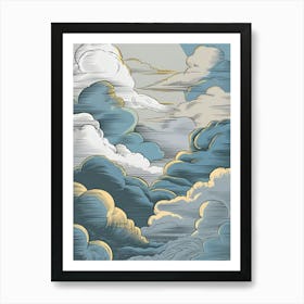 Clouds In The Sky 1 Art Print