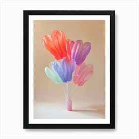 Dreamy Inflatable Flowers Cyclamen 2 Art Print