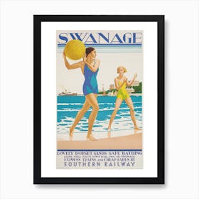 Swanage Art Print