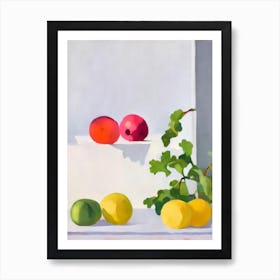 Kohlrabi 2 Tablescape vegetable Art Print