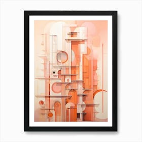 Abstract Geometric Architecture 9 Art Print