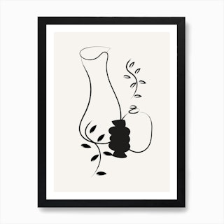 Vase Abstract 2 Art Print