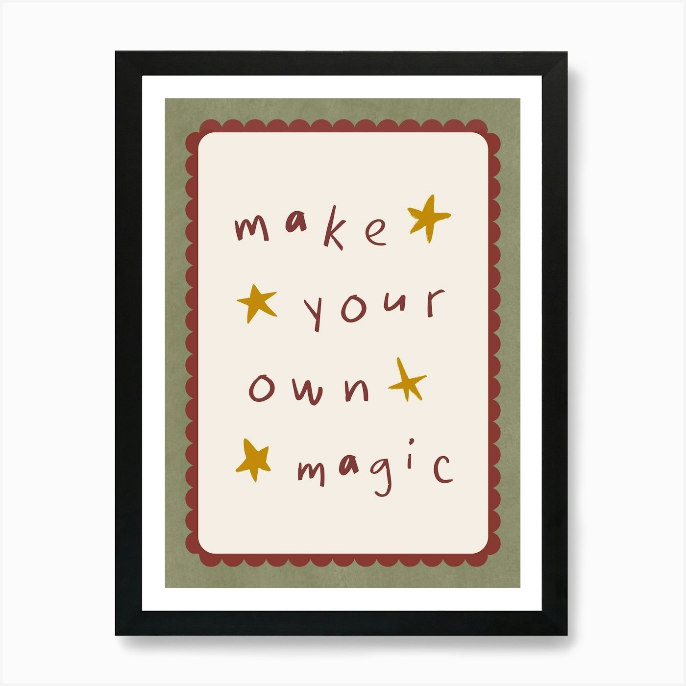 Make Your Own Magic 1 Art Print Framed Wall Art Poster Canvas Print Picture