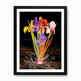 Irises Art Print