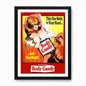 Body Candy, Sexy Movie Poster Art Print