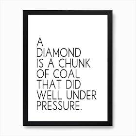 A Diamond Art Print