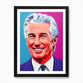 Richard Gere Pop Movies Art Movies Art Print