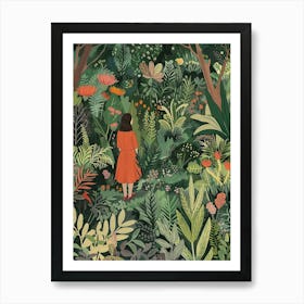 In The Garden Alnwick Gardens 1 Art Print