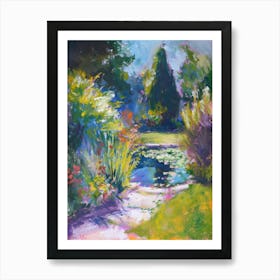  Floral Garden Fairy Pond 1 Art Print