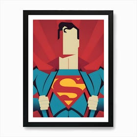 Superman Graphic 3 Art Print