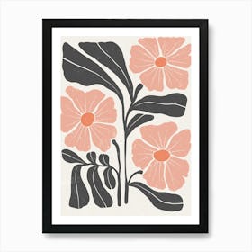 Pink Flowers 6 Art Print