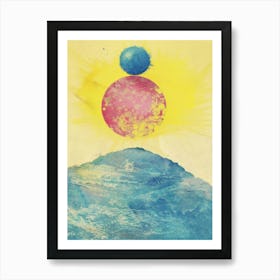 Sun And The Moon 1 Art Print