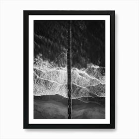 Monochrome Jetty Art Print