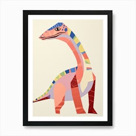 Nursery Dinosaur Art Oviraptor 1 Art Print