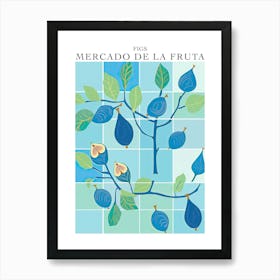 Mercado De La Fruta Figs Illustration 5 Poster Art Print