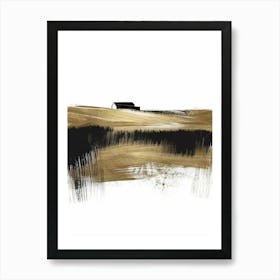 Black And Gold Canvas Print 51 Art Print