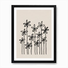 A Field Of Flowers Art Print
