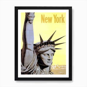 New York, Liberty Lady Art Print