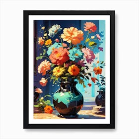 Flowers In A Vase 12 Art Print