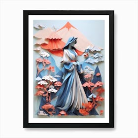 Origami Japanese Style 9 Art Print