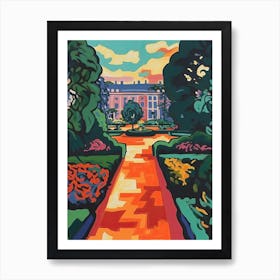 Schnnbrunn Palace Gardens, Austria, Painting 6 Poster