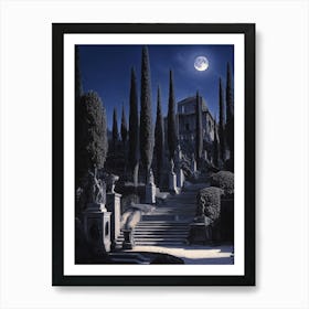 Moonlight In Florence Art Art Print