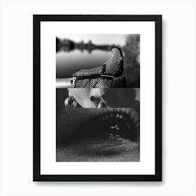 Black And White Eye Art Print