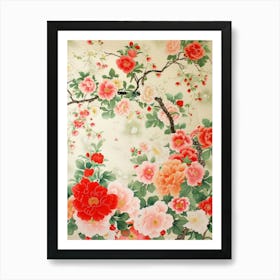 Hokusai  Great Japan Floral Japanese 10 Art Print