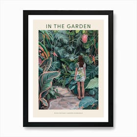 In The Garden Poster Royal Botanic Garden Edinburgh United Kingdom 11 Art Print