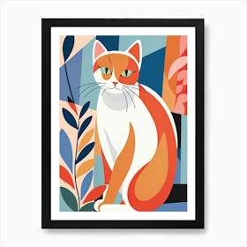 Orange Cat 1 Art Print