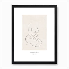 Nude Study 3 Art Print