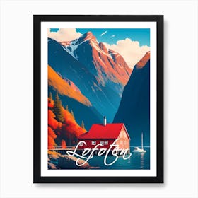 Lofoten Norway Fjord Art Print