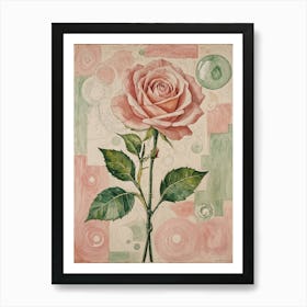 Pink Rose no 1 Art Print