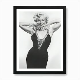 Marilyn Monroe In A 20th Century Fox Publicity Portrait For The Classic Movie How To Marry A Millionaire 1953 Art Print