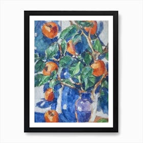Persimmon Classic Fruit Art Print