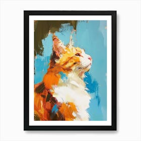 Orange Tabby Cat 18 Art Print