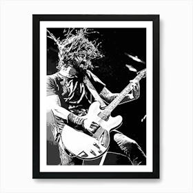 Dave Grohl Foo Fighters 13 Art Print