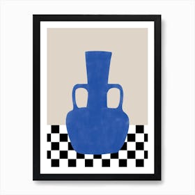 Blue Vase Print No.2 Art Print