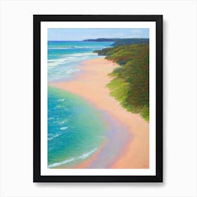 Tallow Beach Australia Monet Style Art Print