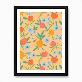 Simple Peachy Art Print