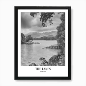 Taylor Swift The Lakes Folklore Swifie Merch Black And White Art Print