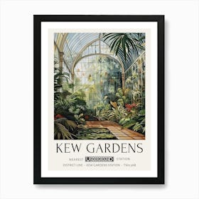 William Morris Print Kew Gardens Print Botanical Vintage London Art Print