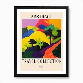 Abstract Travel Collection Poster Malaysia 3 Art Print