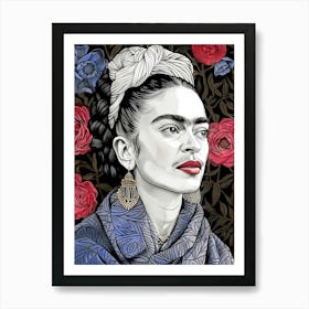 Frida Kahlo 2 Art Print