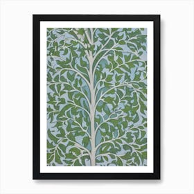 Oak tree Vintage Botanical Art Print