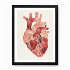 Human Heart Art Print