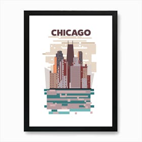 Chicago Skyline Art Print