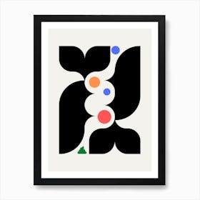 Geometrical Digestive System Art Print